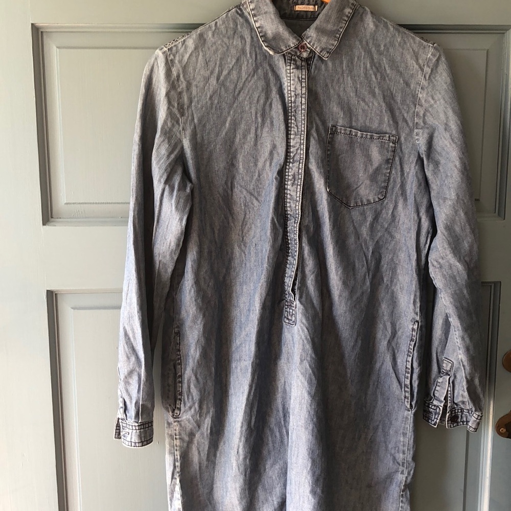 EUC Noshua denim top/ tunic w pockets
